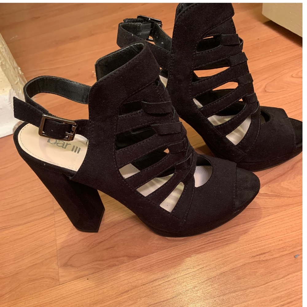 Bar lll Black Heels